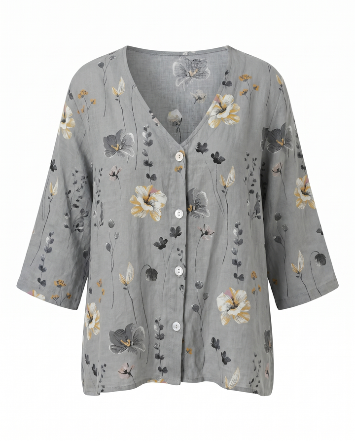 Hilary | Three-Quarter Sleeve Blouse