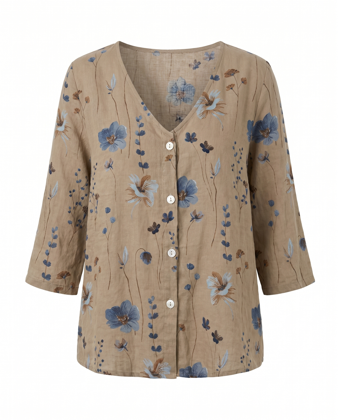 Hilary | Three-Quarter Sleeve Blouse