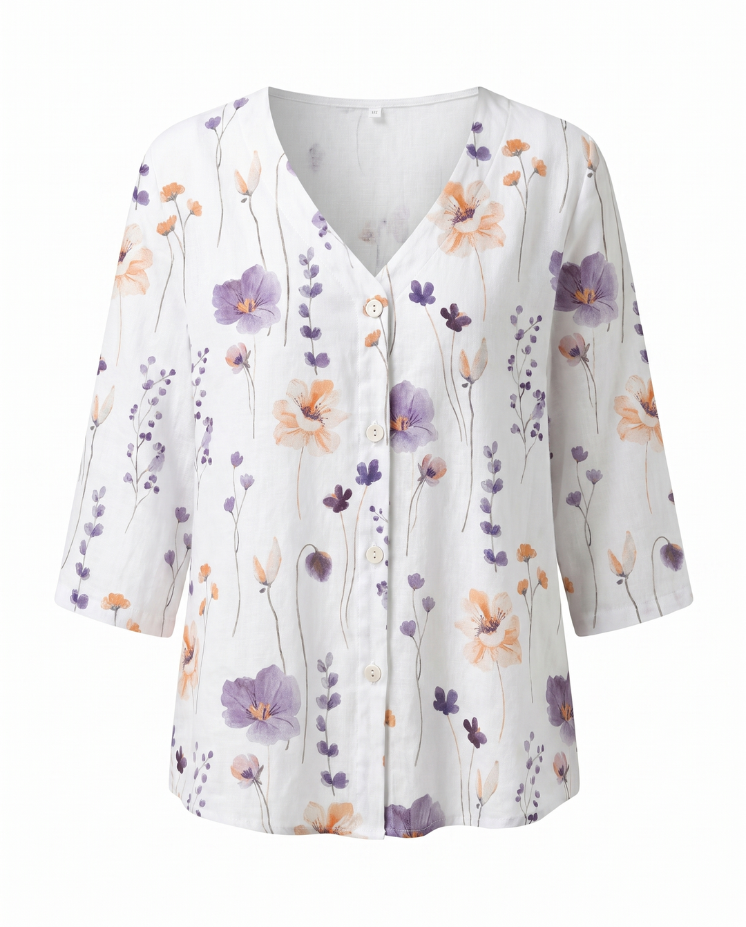 Hilary | Three-Quarter Sleeve Blouse