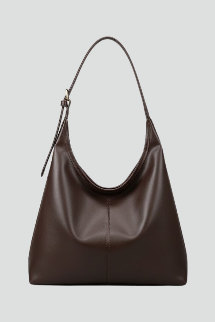 Women's Classic Tote Bag with Large Inner Pocket and Shoulder Strap Coffee