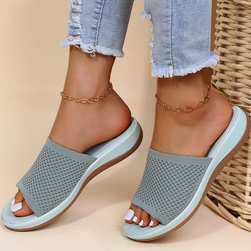 Thomasina | Breathable Orthopaedic Summer Sliders