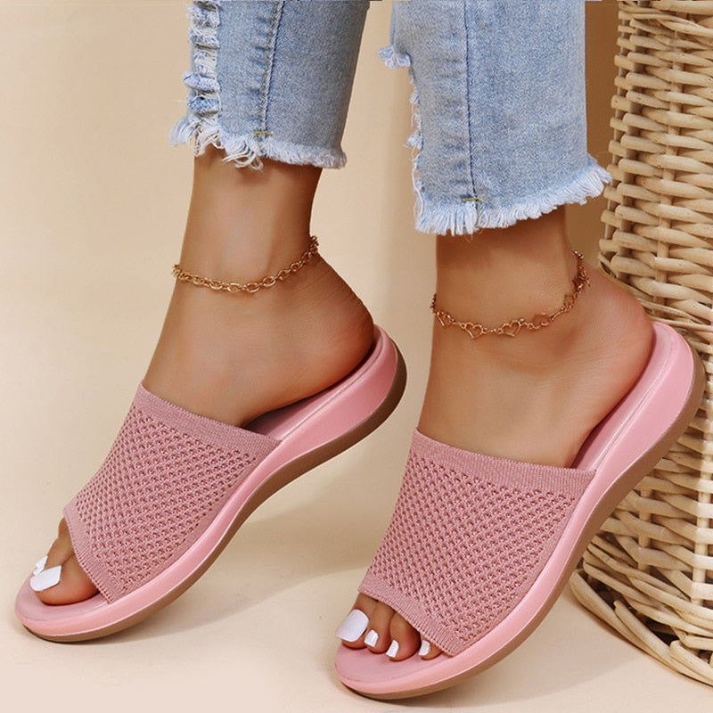 Thomasina | Breathable Orthopaedic Summer Sliders