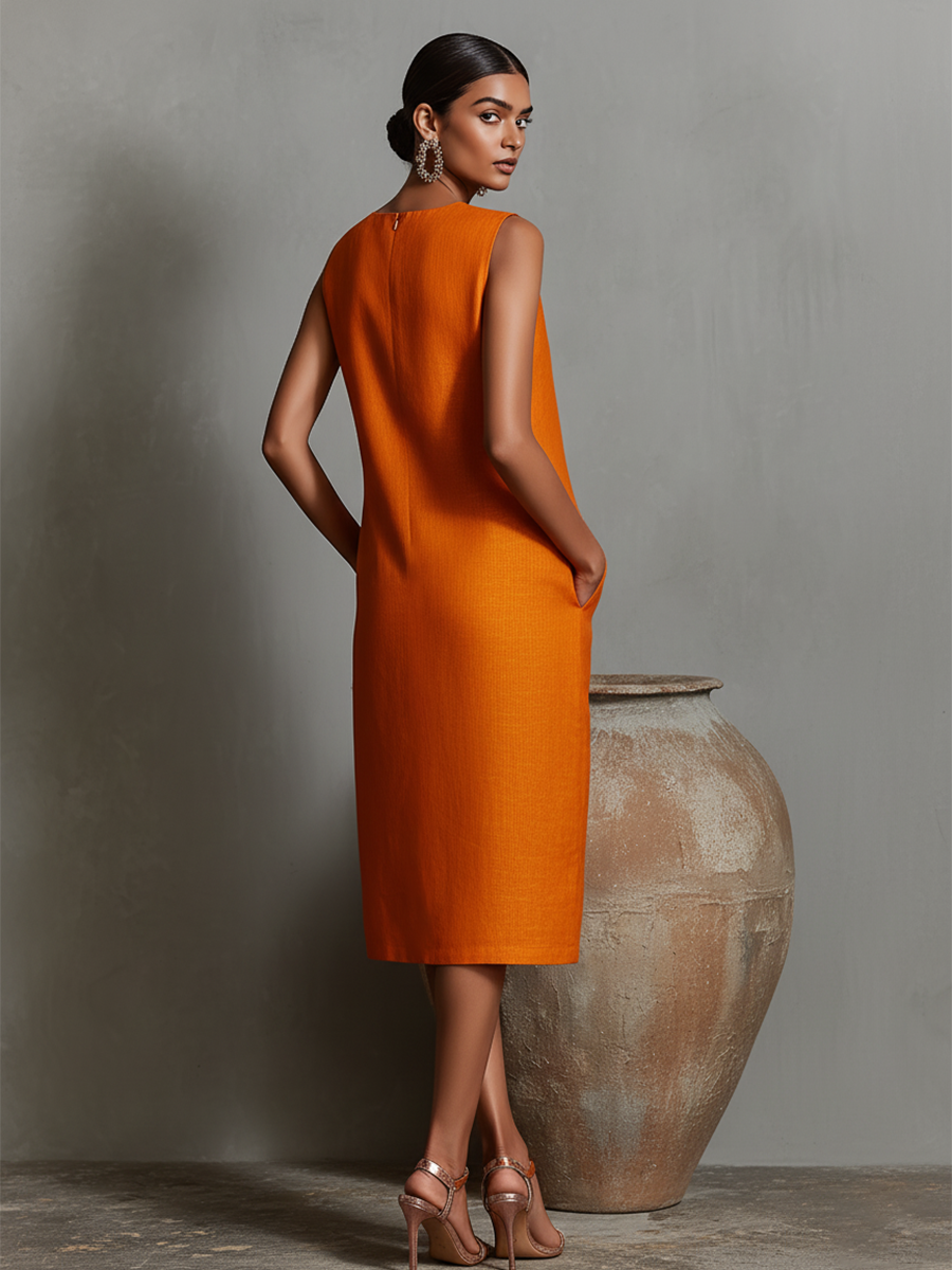Beatrice | Midi Dress with Pockets